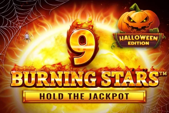 Capa do slot 9 Burning Stars Halloween Edition